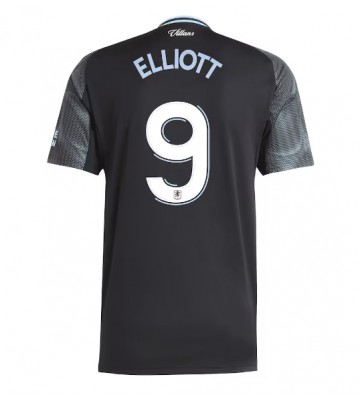 Aston Villa Harvey Elliott #9 Udebanetrøje 2025-26 Kortærmet